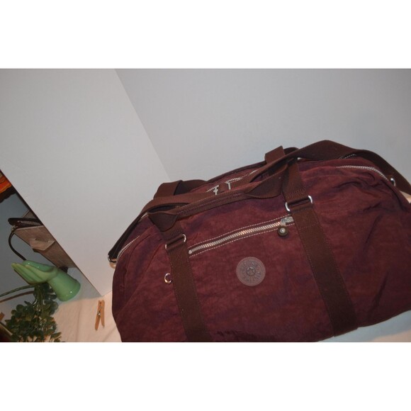 Vintage Kipling Bag Y2K Traditional Carry on Messenger Duffle Overnight Bag - Picture 4 of 10